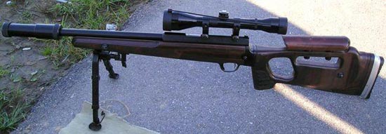 Снайперская винтовка СВ-99 на сошках