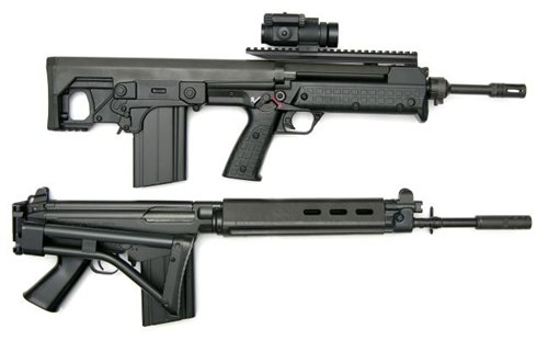 Kel-tec RFB в варианте 'Carbine' со стволом длинной 457мм