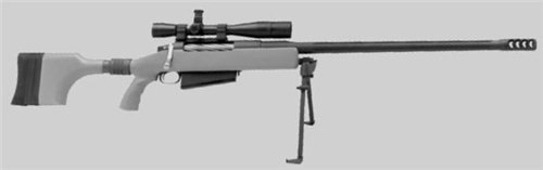 Крупнокалиберная снайперская винтовка McMillan TAC-50